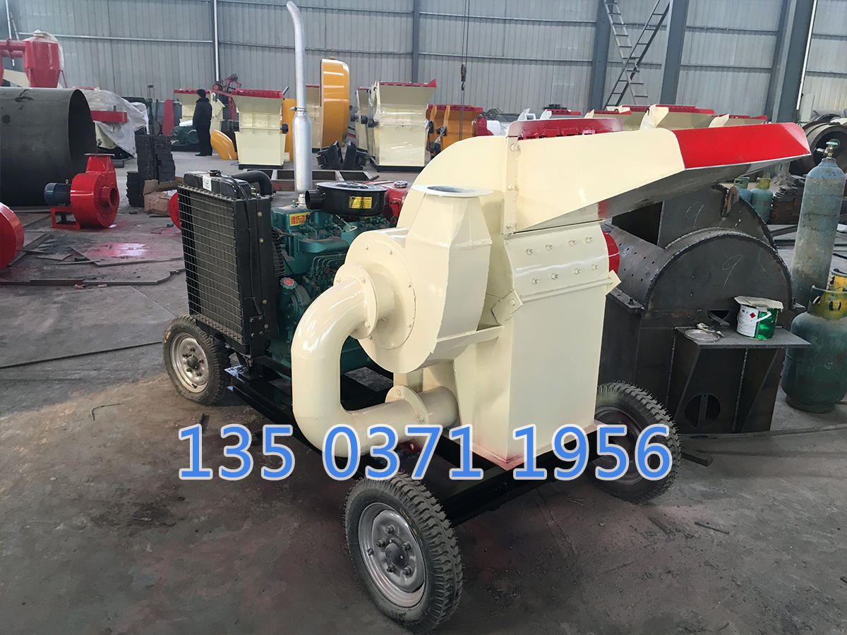 移動式木材粉碎機設備